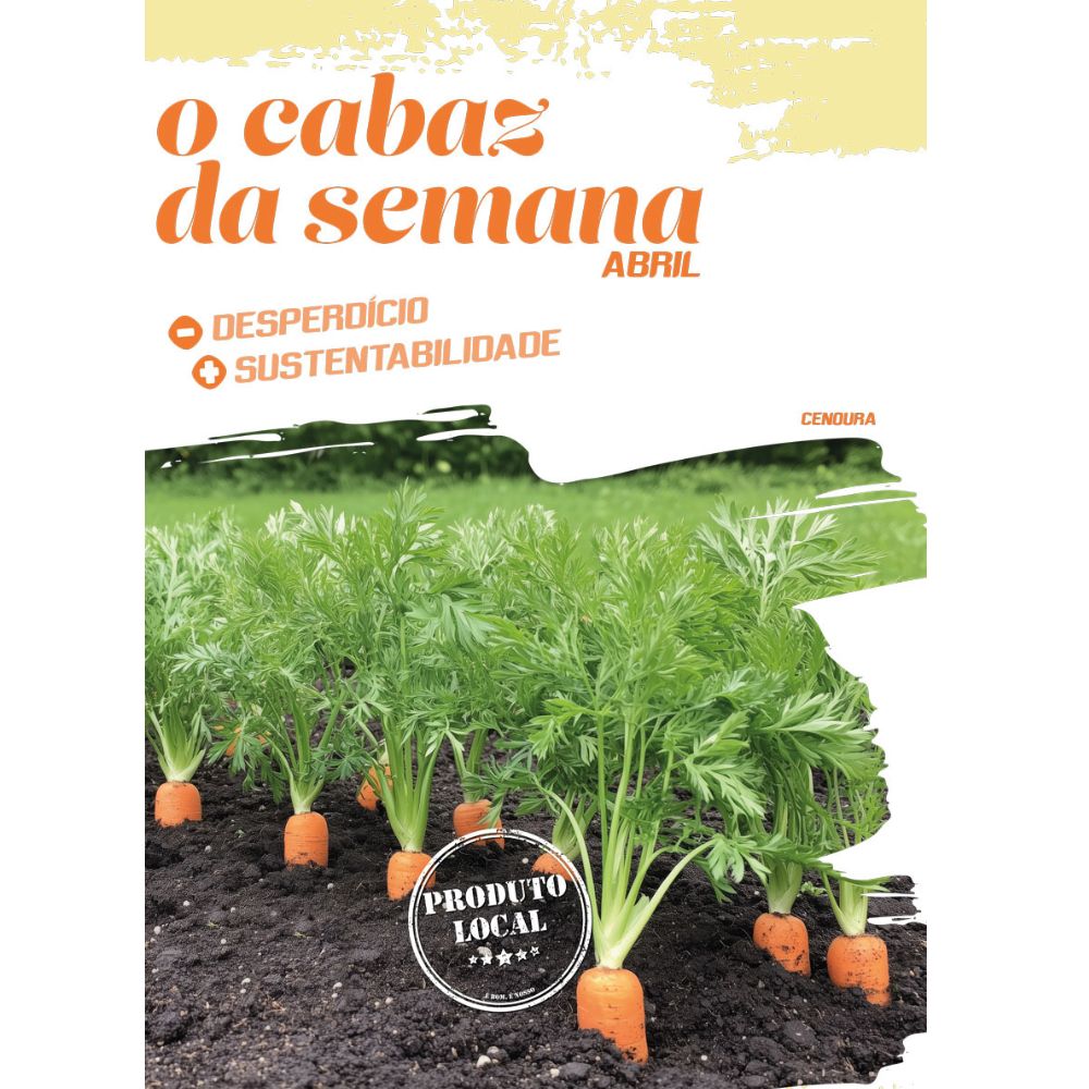 Mousse com crocante de cenoura