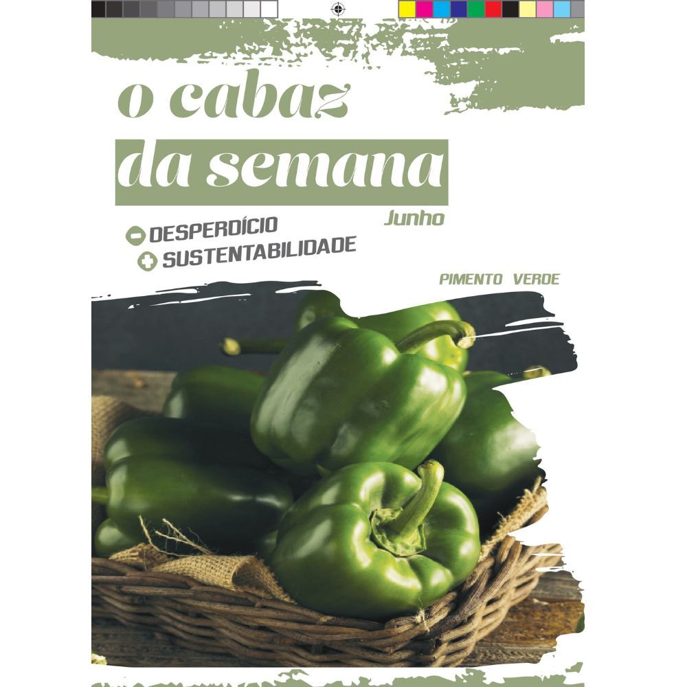 Pimentos verdes recheados com Grão e Sardinha