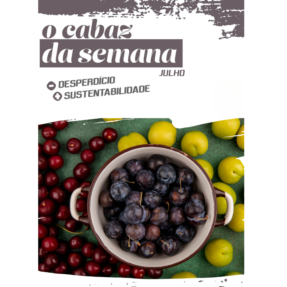 Ameixa caramelizada com iogurte e aveia crocante